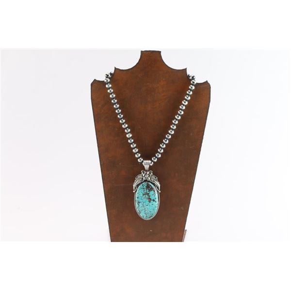 Navajo Robins Egg Blue Pendant