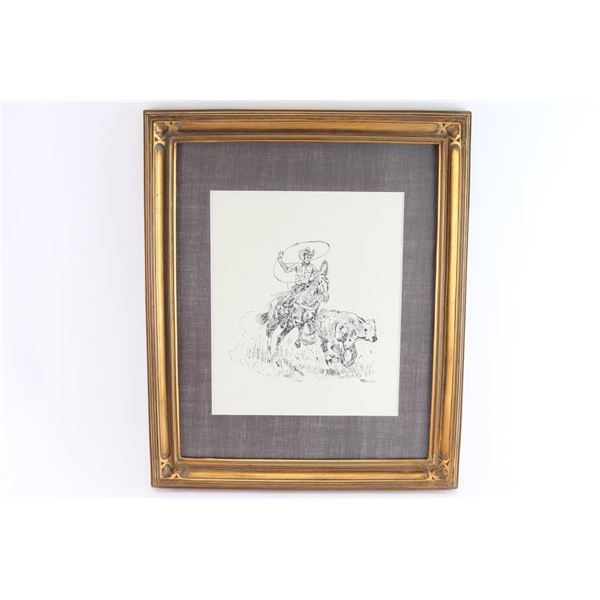 Original Pen & Ink Artwork by Joe Beeler.