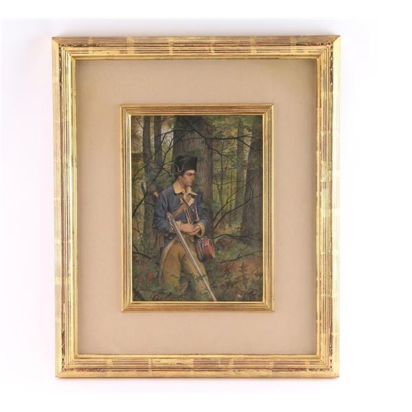 Fine Original 19th Century Watercolor.