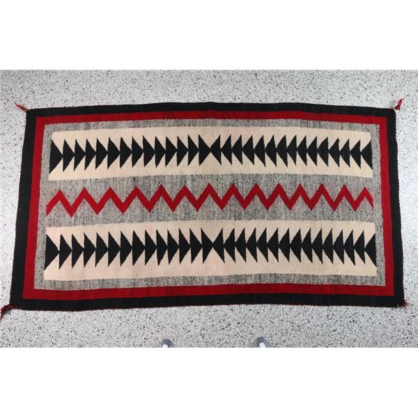Navajo Storm Pattern Rug.