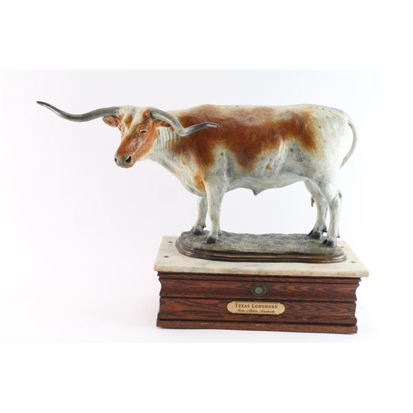 Bronze Sculpture of Longhorn.