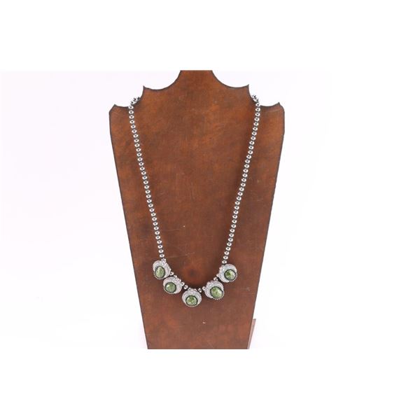 Navajo Green Turquoise Necklace