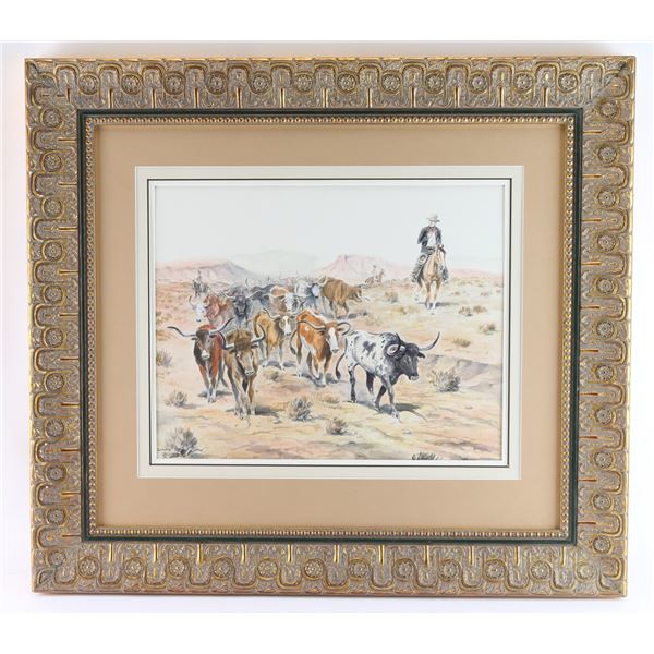 Original Watercolor on Paper.