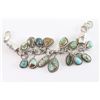 Image 1 : Kerah Tsosie Turquoise Charm Bracelent.