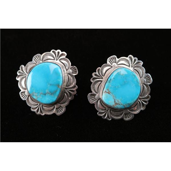 Alex Sanchez Turquoise Earrings.