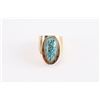 Image 2 : 14K Gold & Turquoise Ring.