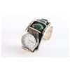 Image 3 : Sterling & Turquoise Watchband Cuff.
