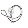 Image 1 : Navajo Sandcast Turquoise Bolo