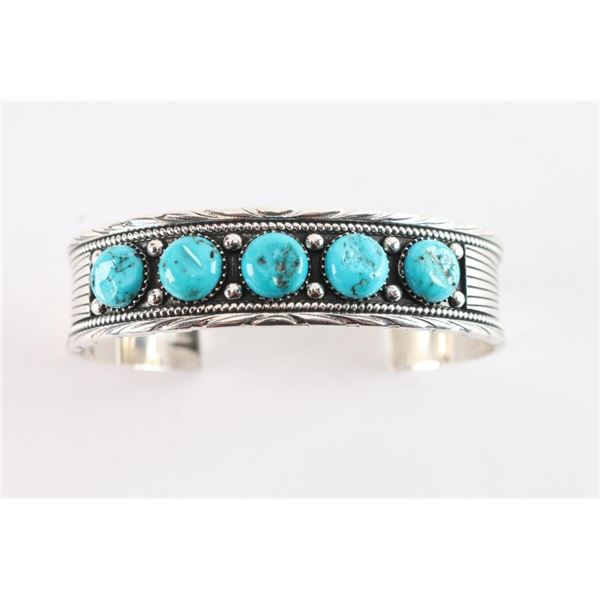 Navajo 5 Stone Cuff.