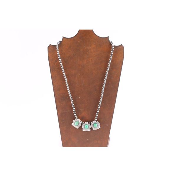 Navajo Green Turquoise Necklace