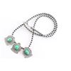 Image 2 : Navajo Green Turquoise Necklace