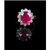 Image 4 : Gorgeous Mozambique Ruby and Diamond Ring