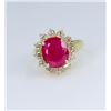 Image 5 : Gorgeous Mozambique Ruby and Diamond Ring