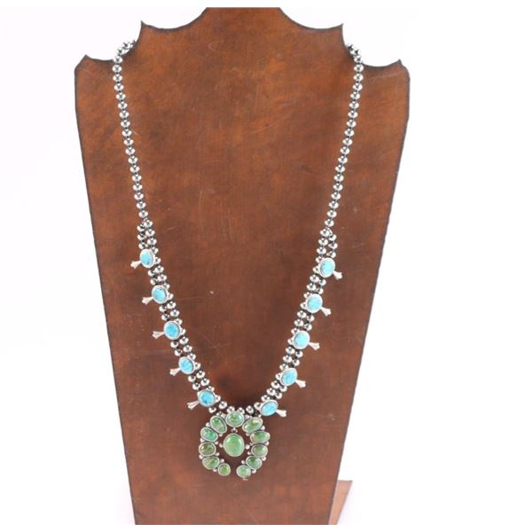 Navajo Two-Tone Squash Blossom