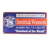 Image 1 : Enamel on Tin Smith & Wesson Firearms Sign.