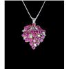 Image 1 : Marvelous Vintage Platinum Ruby and Diamond