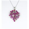 Image 4 : Marvelous Vintage Platinum Ruby and Diamond