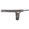 Image 1 : Carved & Tooled Leather Holster/Belt.