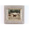 Image 1 : Original Oil on Board of Cows.