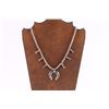 Image 1 : Petite Navajo Squash Blossom Necklace.