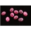 Image 1 : Collection of 10 Loose Ruby Cabochons.