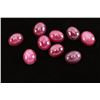 Image 2 : Collection of 10 Loose Ruby Cabochons.