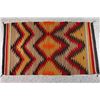 Image 1 : Navajo Rug w/Chevron & Crystal Design.