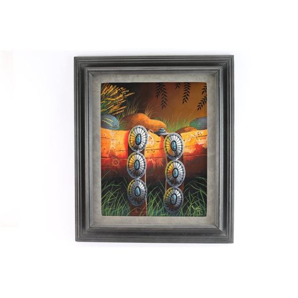 Original Acrylic on Board.