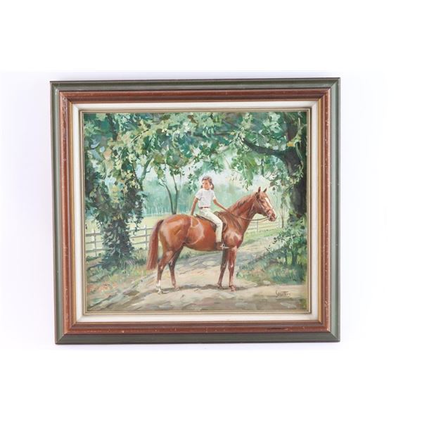 Original Oil on Board.