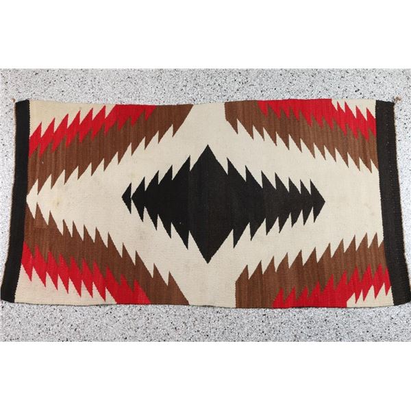 Navajo Rug w/Large Crystal Design.