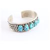 Image 2 : Ladies Navajo 5 Stone Cuff.