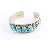 Image 3 : Ladies Navajo 5 Stone Cuff.