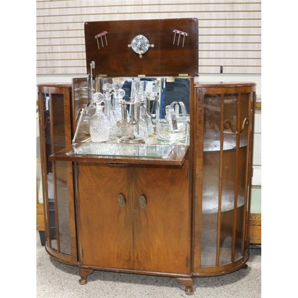 Antique Bar Cabinent.