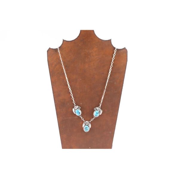 Navajo Turquoise Y Necklace