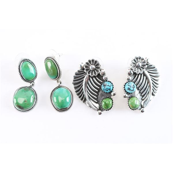 Lot of 2 Navajo Earrings