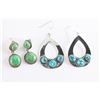 Image 2 : Lot of 2 Pair of Navajo Earrings.
