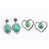 Image 1 : Lot of 2 Pair of Navajo Earrings.