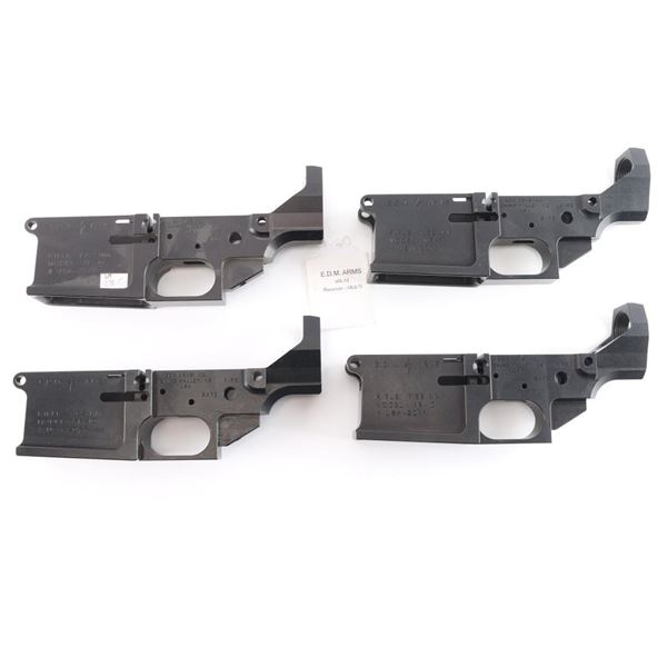 Lot of 4 EDM Arms VR-10 Stripped Receivers