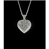 Image 5 : Dazzling Heart Shaped Diamond Pendant