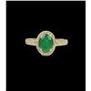 Image 1 : Elegant ‘EFFY’ Designer Emerald and Diamond