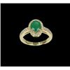 Image 4 : Elegant ‘EFFY’ Designer Emerald and Diamond
