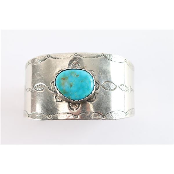 Petite Old Pawn Turquoise Cuff.