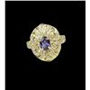 Image 3 : Elegant Blue Sapphire and Diamond Ring