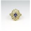Image 4 : Elegant Blue Sapphire and Diamond Ring
