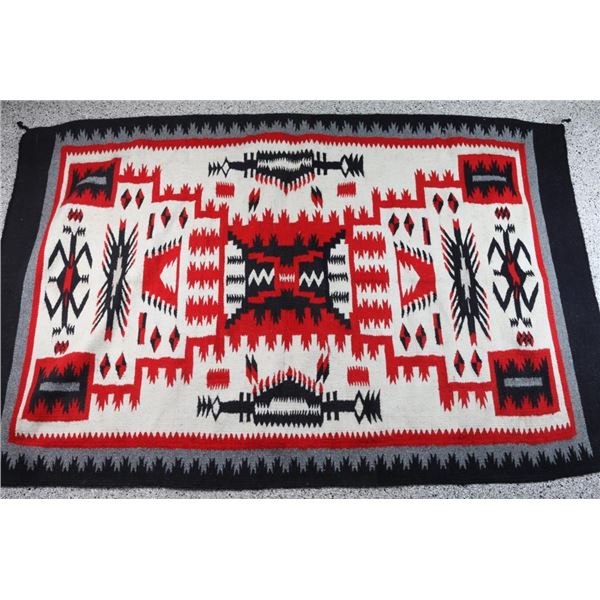 Large Navajo Storm Pattern Rug.