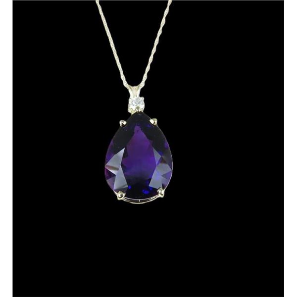 Amazing Very Fine Pear Shape Amethyst