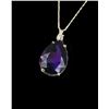 Image 2 : Amazing Very Fine Pear Shape Amethyst