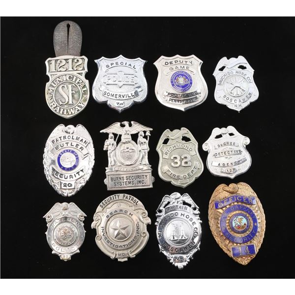 Lot of 20th Century Badges.