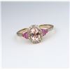Image 3 : Radiant Morganite, Pink Sapphire