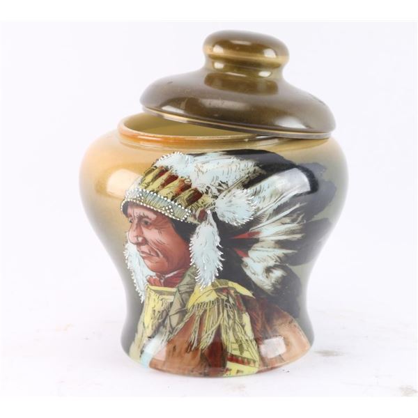 Fine Porcelain Tobacco Humidor.